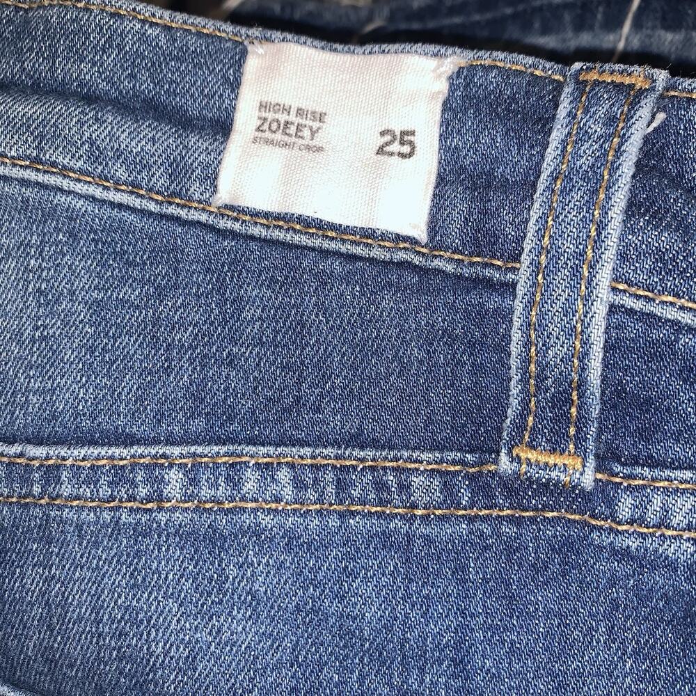 Hudson Jeans High Rise Zooey Straight Crop SZ 25 - Picture 9 of 9